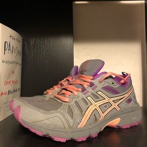 Asics Kids Sneakers - Gray and Pink